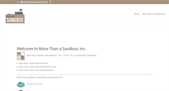 Desktop Screenshot of morethanasandbox.com